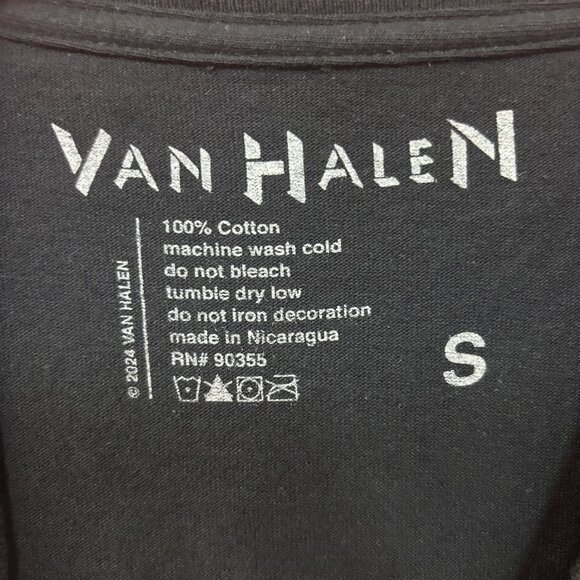 Van Halen Racing Black Graphic T-Shirt Small - Picture 5 of 6